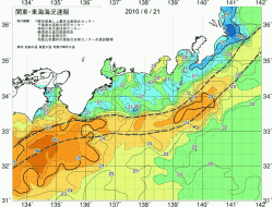 関東・東海海況速報/広域(2010/06/21)