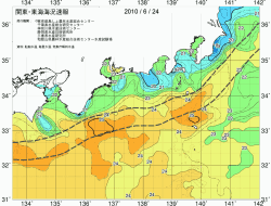 関東・東海海況速報/広域(2010/06/24)