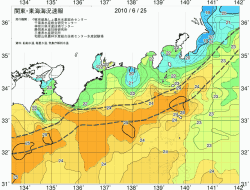 関東・東海海況速報/広域(2010/06/25)
