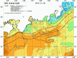 関東・東海海況速報/広域(2010/06/28)
