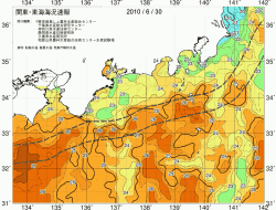 関東・東海海況速報/広域(2010/06/30)