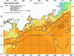 関東・東海海況速報/広域(2010/07/05)