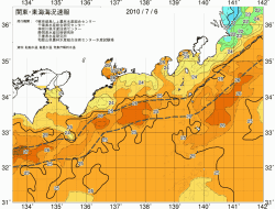 関東・東海海況速報/広域(2010/07/06)