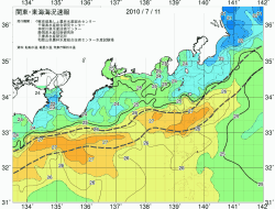 関東・東海海況速報/広域(2010/07/11)
