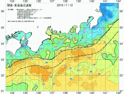 関東・東海海況速報/広域(2010/07/12)