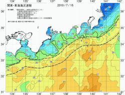 関東・東海海況速報/広域(2010/07/15)