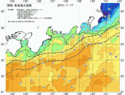 関東・東海海況速報/広域(2010/07/17)