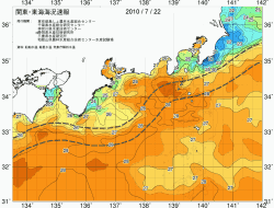 関東・東海海況速報/広域(2010/07/22)