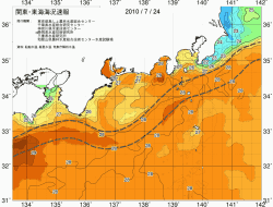 関東・東海海況速報/広域(2010/07/24)