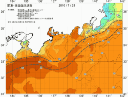 関東・東海海況速報/広域(2010/07/25)