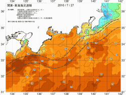 関東・東海海況速報/広域(2010/07/27)
