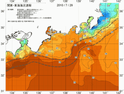 関東・東海海況速報/広域(2010/07/29)