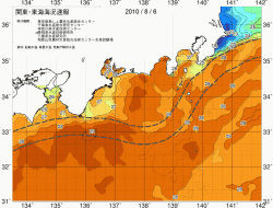関東・東海海況速報/広域(2010/08/06)
