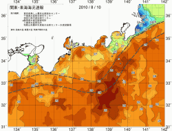 関東・東海海況速報/広域(2010/08/10)