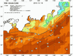 関東・東海海況速報/広域(2010/08/16)