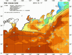 関東・東海海況速報/広域(2010/08/17)