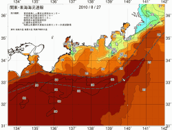 関東・東海海況速報/広域(2010/08/27)