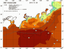 関東・東海海況速報/広域(2010/08/28)