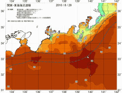 関東・東海海況速報/広域(2010/08/29)
