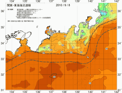 関東・東海海況速報/広域(2010/09/08)