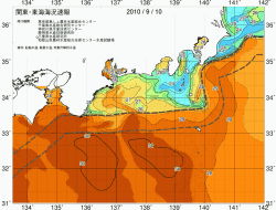 関東・東海海況速報/広域(2010/09/10)