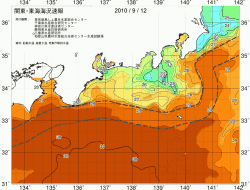 関東・東海海況速報/広域(2010/09/12)