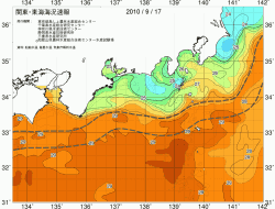 関東・東海海況速報/広域(2010/09/17)