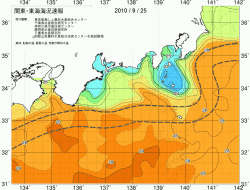 関東・東海海況速報/広域(2010/09/25)