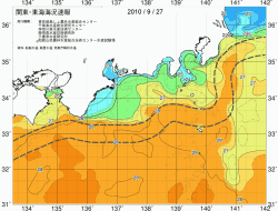 関東・東海海況速報/広域(2010/09/27)