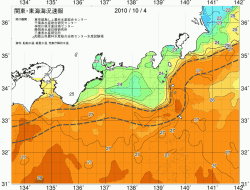 関東・東海海況速報/広域(2010/10/04)