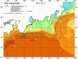 関東・東海海況速報/広域(2010/10/07)