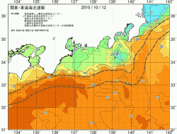 関東・東海海況速報/広域(2010/10/12)