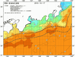 関東・東海海況速報/広域(2010/10/17)