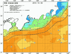 関東・東海海況速報/広域(2010/10/26)