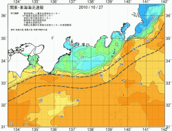 関東・東海海況速報/広域(2010/10/27)