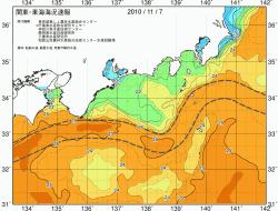 関東・東海海況速報/広域(2010/11/07)