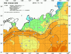 関東・東海海況速報/広域(2010/11/10)