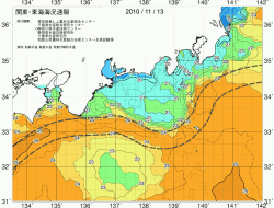関東・東海海況速報/広域(2010/11/13)