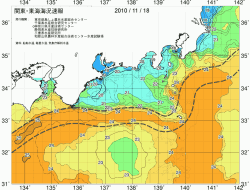関東・東海海況速報/広域(2010/11/18)