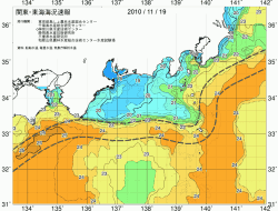 関東・東海海況速報/広域(2010/11/19)