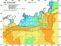 関東・東海海況速報/広域(2010/11/21)