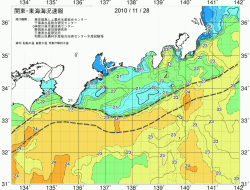 関東・東海海況速報/広域(2010/11/28)