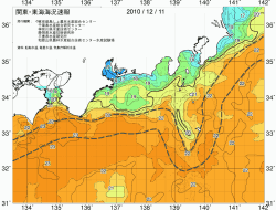関東・東海海況速報/広域(2010/12/11)