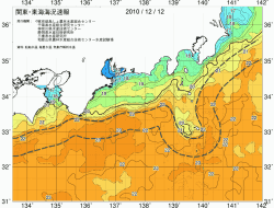 関東・東海海況速報/広域(2010/12/12)