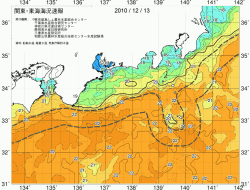 関東・東海海況速報/広域(2010/12/13)