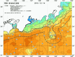 関東・東海海況速報/広域(2010/12/14)
