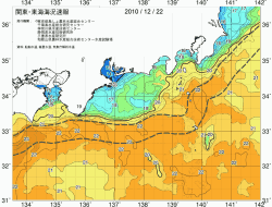 関東・東海海況速報/広域(2010/12/22)