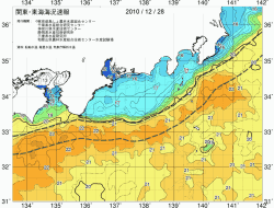 関東・東海海況速報/広域(2010/12/28)