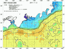 関東・東海海況速報/広域(2011/01/02)