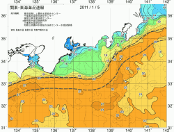 関東・東海海況速報/広域(2011/01/05)